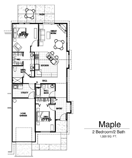 Maple floor plan