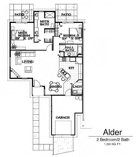 Alder floor plan