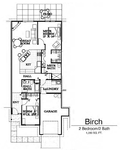 Birch floor plan